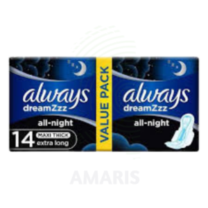 Always Maxi Thick Extra Long Duos Night Amaris FMCG