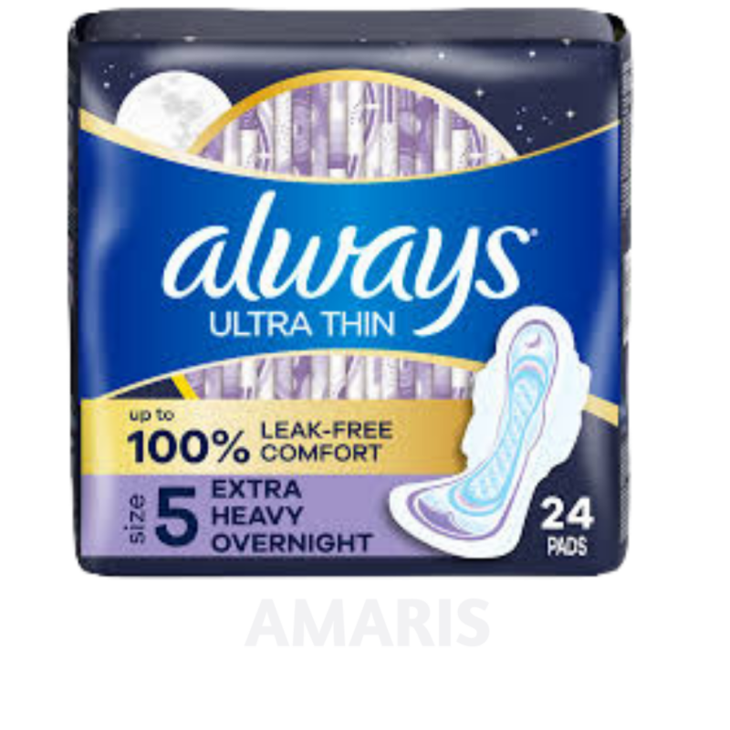 Always Ultra Thin Extra Long Night Diapers Amaris FMCG