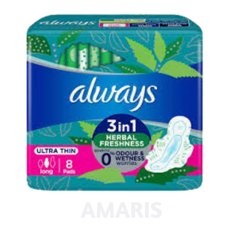 Always Ultra Thin Herbal Amaris FMCG