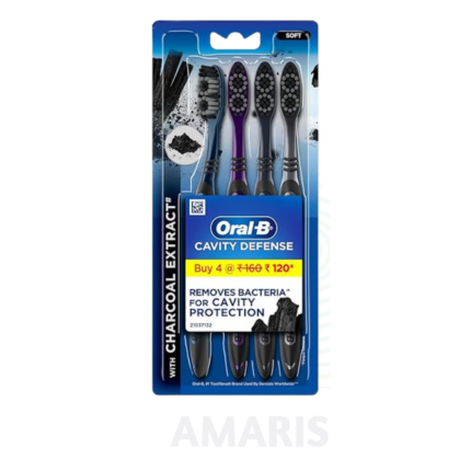Oral-B All-Rounder Black (Medium Bristles) Amaris FMCG