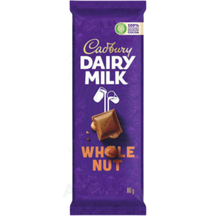 CADBURY DAIRY MILK WHOLE NUT MILK CHOCOLATE BAR Amaris FMCG