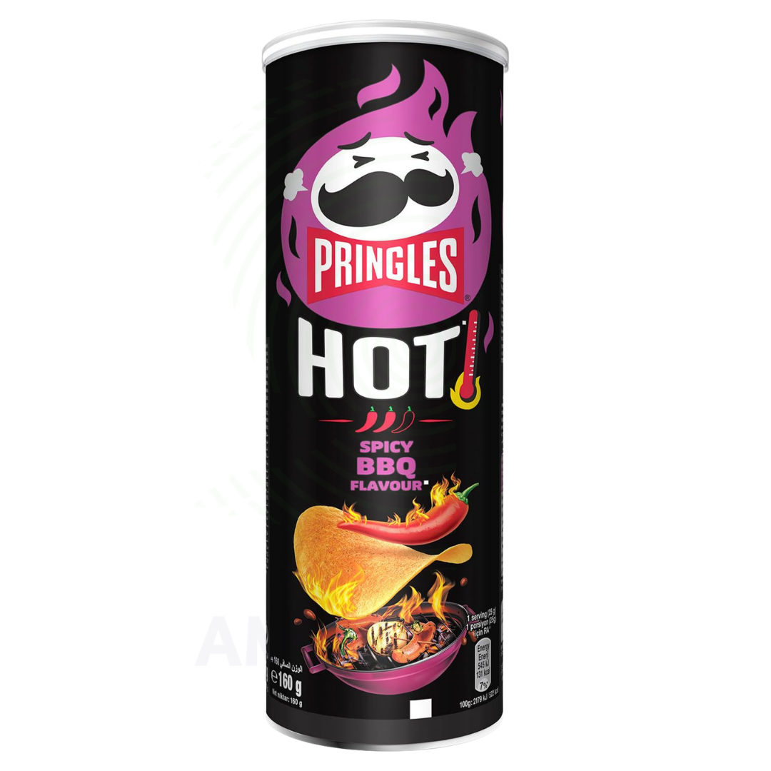 PRINGLES SIZZLIN' SPICY BBQ POTATO CRISPS Amaris FMCG PRINGLES SIZZLIN' SPICY BBQ POTATO CRISPS Amaris FMCG